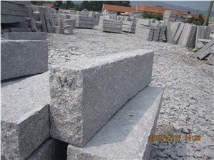 Handmade Granite G375 Kerbstone, Granite Kerbstone, G375 Kerbstone, Grey Granite Type B