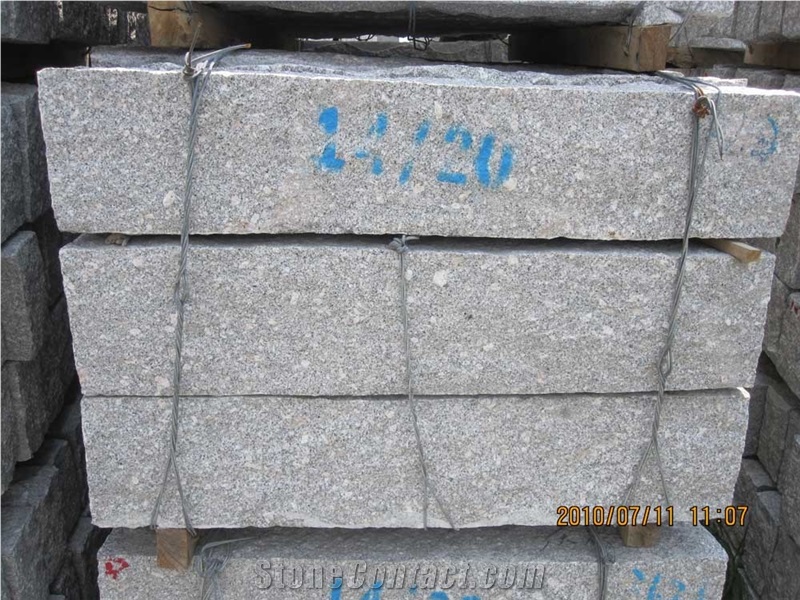 Handmade Granite G375 Kerbstone, Granite Kerbstone, G375 Kerbstone, Grey Granite Type B