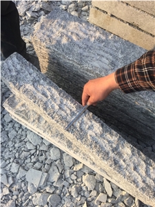 Lowest Granite G341 Kerbstone, Grey Granite Kerbstone, Pineappled Kerbstone