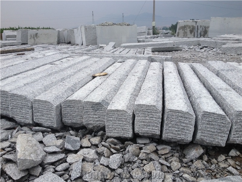 Lowest Price Granite G341 Kerbstone, V-Stone Natural Quality, Grey Granite Kerbstone, G341 Kerstone,