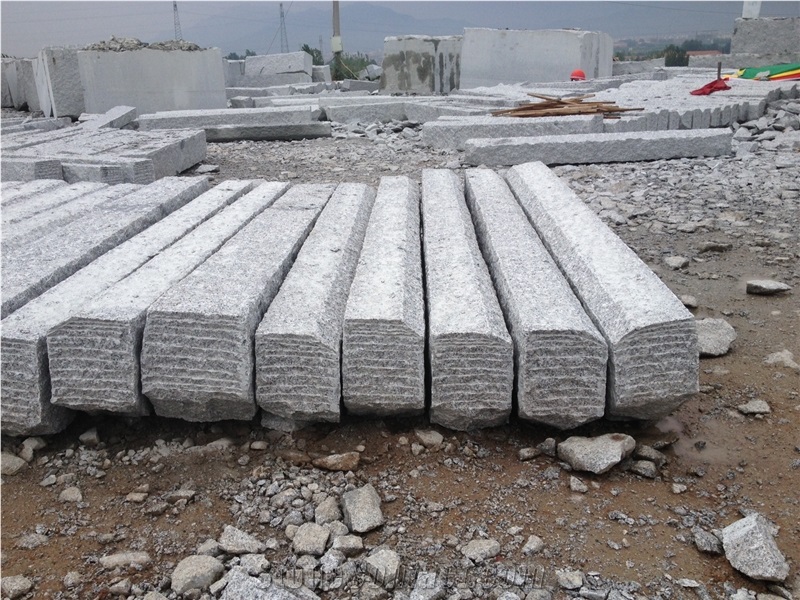 Lowest Price Granite G341 Kerbstone, V-Stone Natural Quality, Grey Granite Kerbstone, G341 Kerstone,