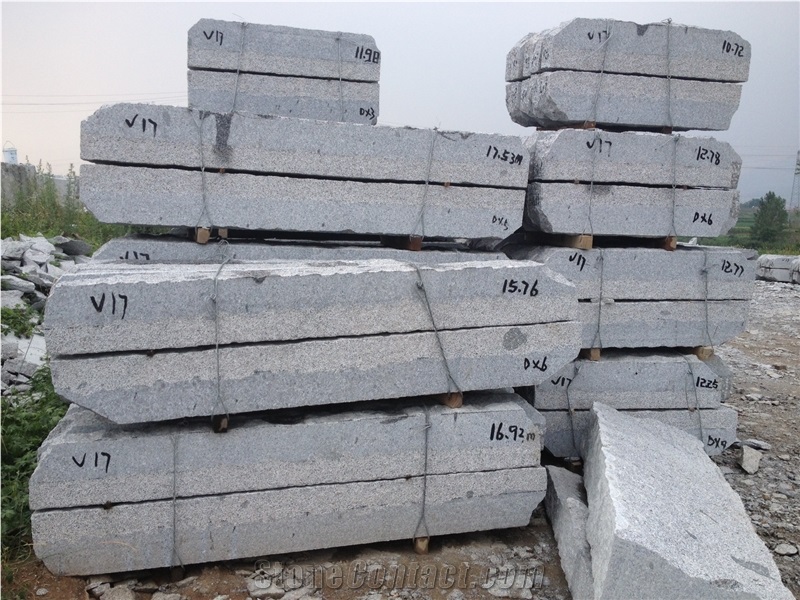 Lowest Price Granite G341 Kerbstone, V-Stone Natural Quality, Grey Granite Kerbstone, G341 Kerstone,