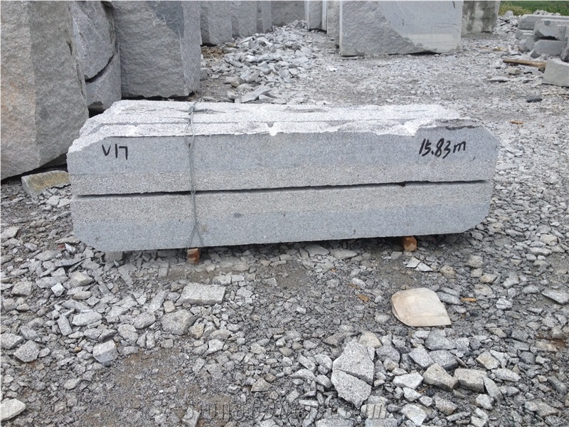 Lowest Price Granite G341 Kerbstone, V-Stone Natural Quality, Grey Granite Kerbstone, G341 Kerstone,
