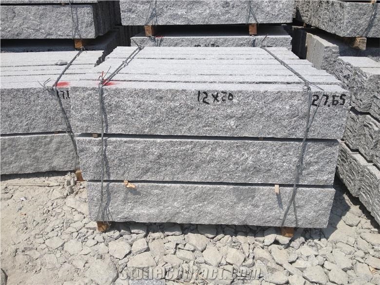 Lowest Price Granite Kerbstone, G341 Kerbstone, Grey Granite Kerbstone Type B, Natural Sawn Kerbstone, Granite Kerbstone