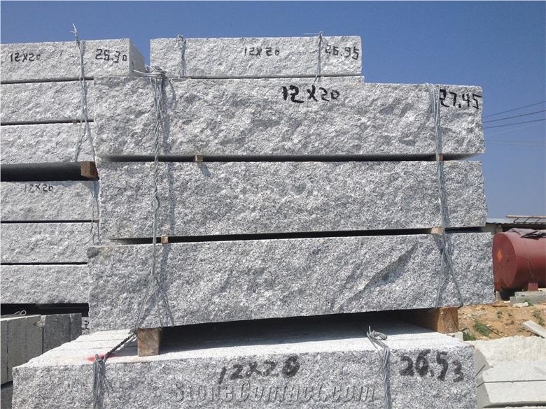 Lowest Price Granite Kerbstone, G341 Kerbstone, Grey Granite Kerbstone Type B, Natural Sawn Kerbstone, Granite Kerbstone