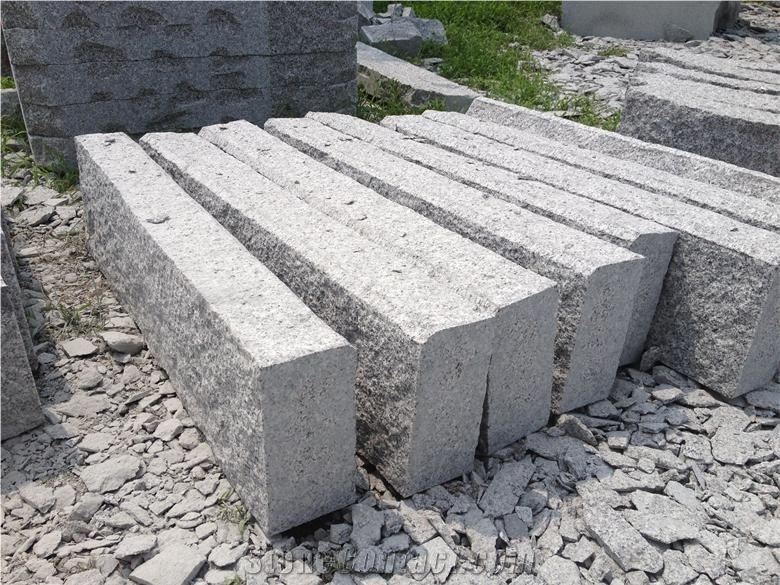 Lowest Price Hand Made Granite Kerbstone, G341 Kerbstone, Natural Surface Kerbstone, Grey Granite Kerbstone