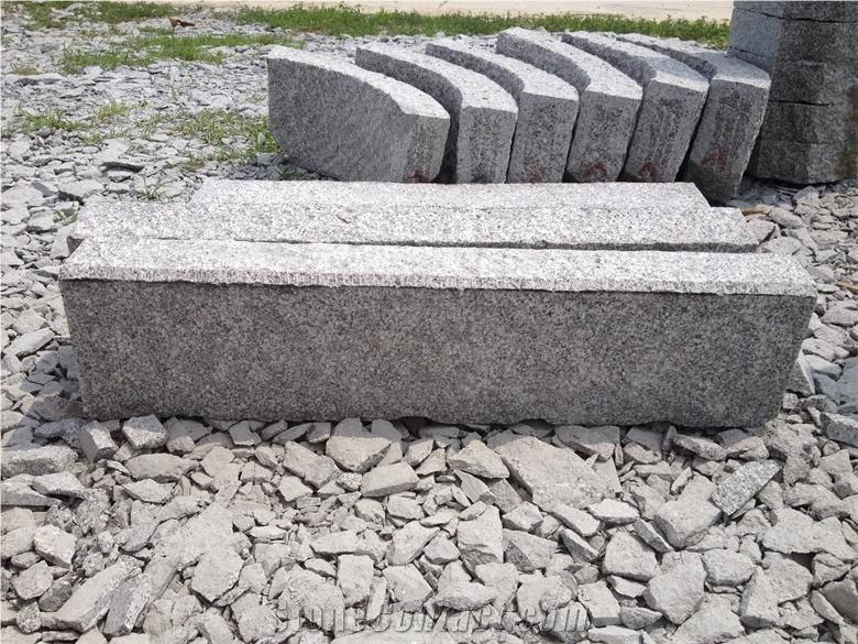 Lowest Price Hand Made Granite Kerbstone, G341 Kerbstone, Natural Surface Kerbstone, Grey Granite Kerbstone