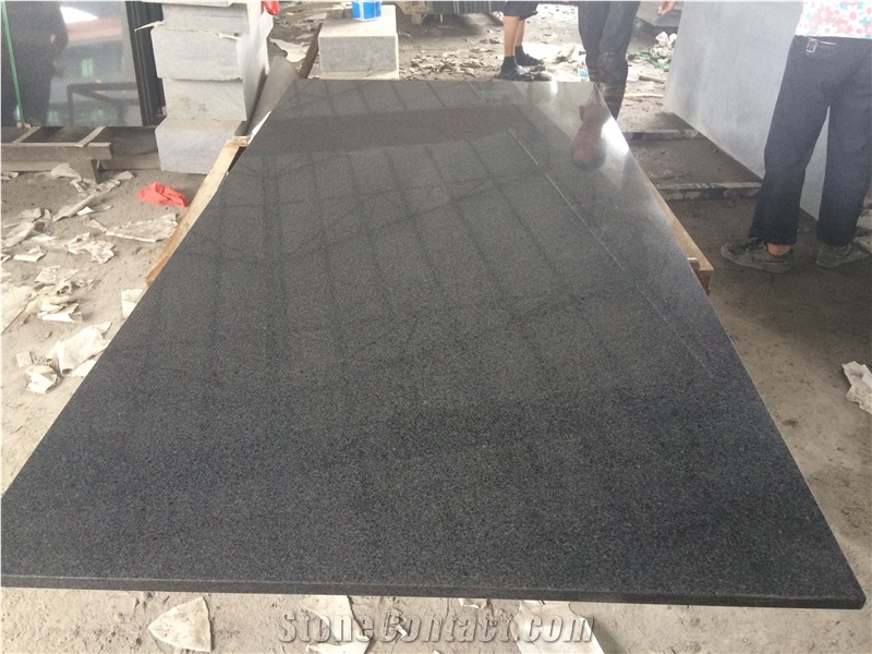 G654 Black Granite Countertop & Kitchen Tops
