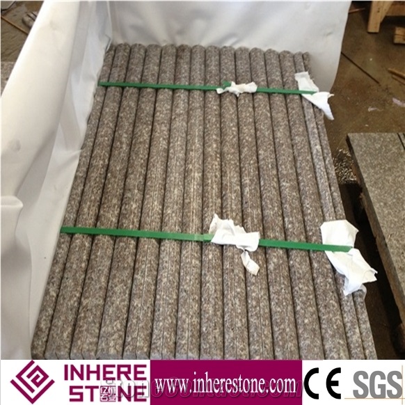 Cheap Polished G664 Granite/Luo Yuan Red Granite/ Brainbrook Brown Granite/Black Spots Brown Granite/China Pink Stairs & Steps, Treads and Threshold