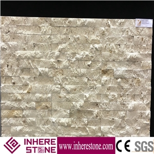 China Beige Color Decoration Cultured Stone Wall Panel