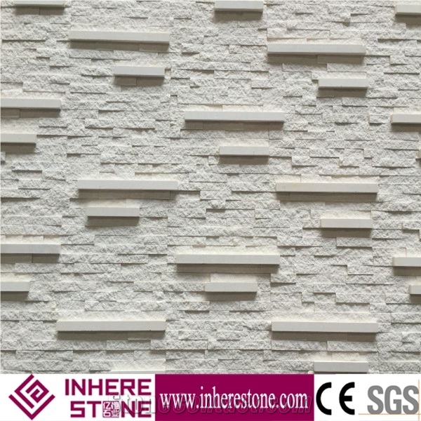China Beige Color Decoration Cultured Stone Wall Panel