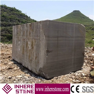 China Cheap Grey Wooden Marble Block Price,Athen Grey Marble,Ash Wood Marble Slab