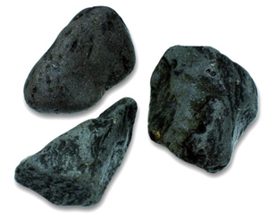 Basalto Nero Pebbles, Black Basalt Gravels