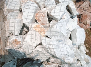 Bianco Carrara Ornamental Rock, White Marble Pebbles & Gravels