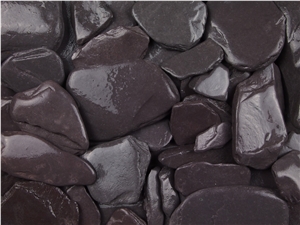 Blu Flat Slate Pebbles & Gravels