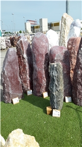 Bordo Marble Pillars & Monoliths, Red Monoliths