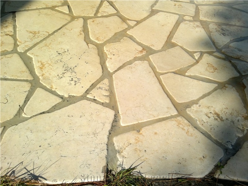 Italian Limestone Yellow Flagstone