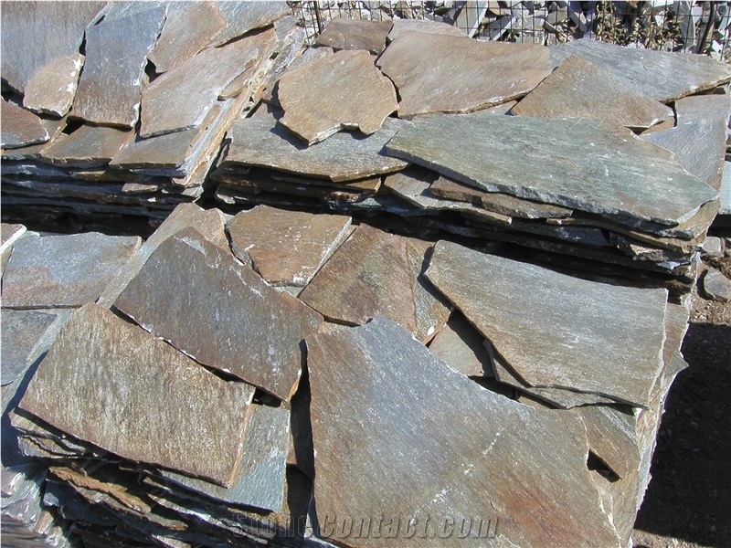 Opus Karistos Green Slate Tiles, Flagstones
