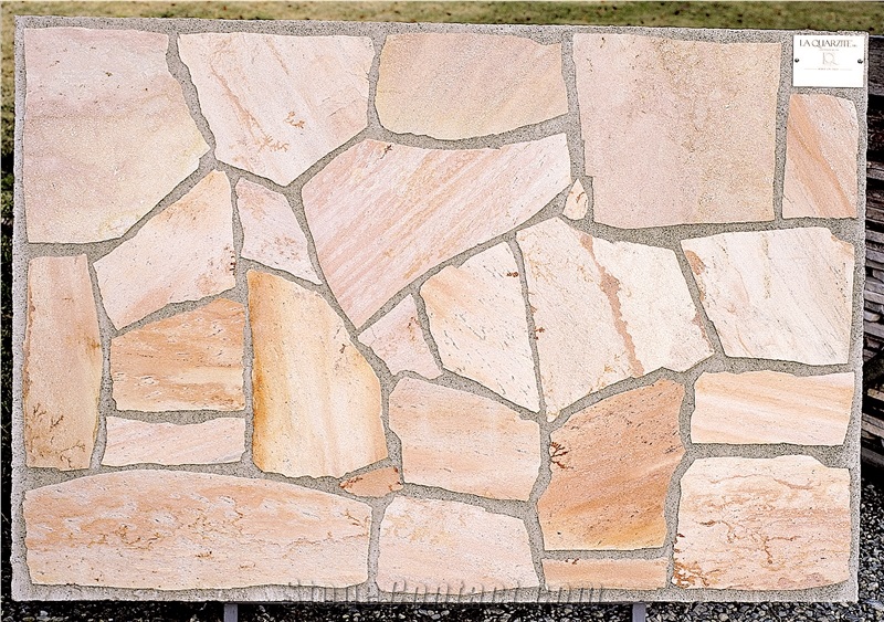 Pink Opus Quartzite Flagstones