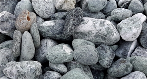 Verde Alpi Pebbles, Green Marble Pebbles & Gravels