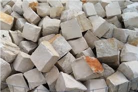 White Limestone Cube Stone, White Limestone Pavers