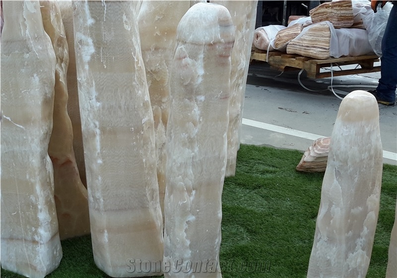 White Onyx Monoliths & Pillars