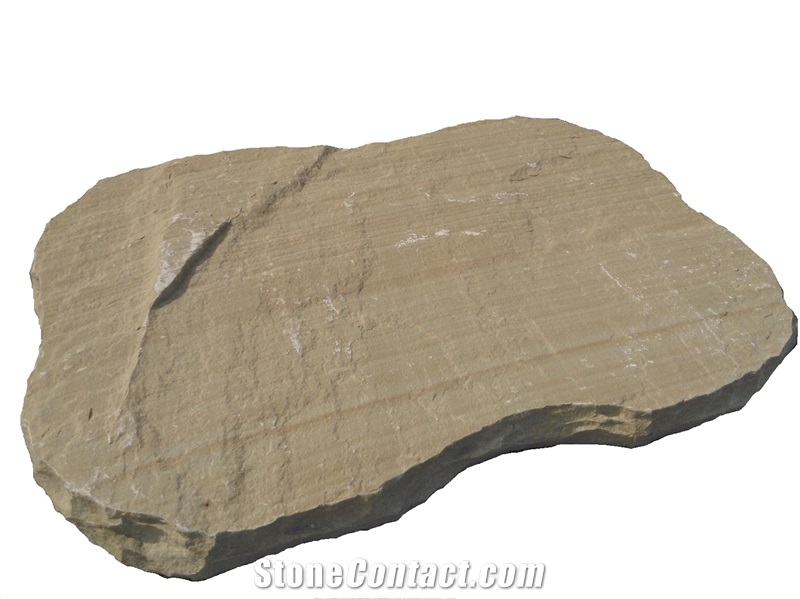 Yelow Sandstone Stepping Stone Crazy, Deck Stairs