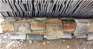 China Thin Stone Veneer Grey Quartzite Cultured Stone