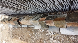 China Thin Stone Veneer Grey Quartzite Cultured Stone