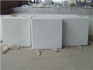 China Crystal White Marble Tiles Polished / China Absolute White Marble Slabs/Walling Tiles / Cut to Size for Hotel Bathroom Design