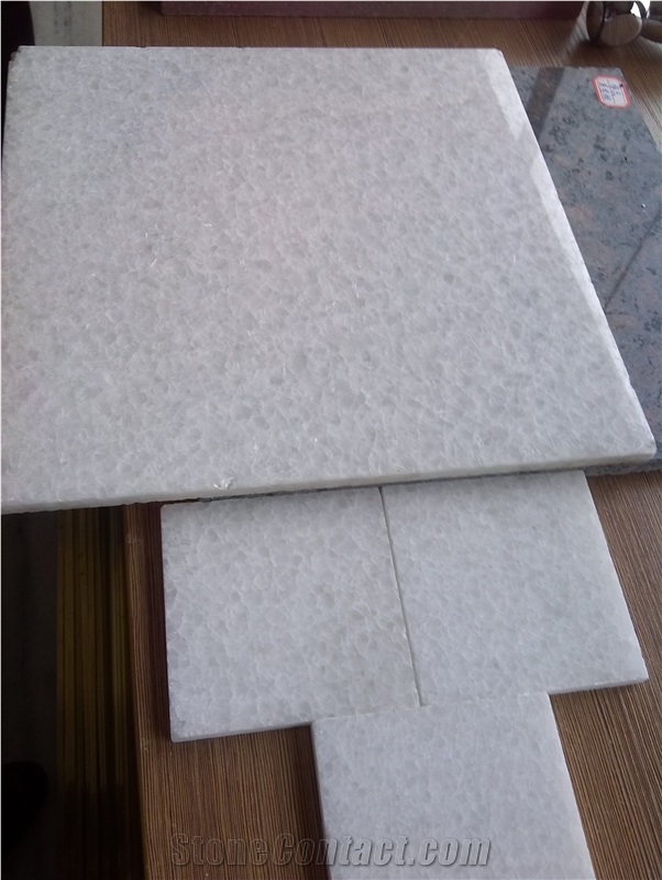 China Crystal White Marble Tiles Polished / China Absolute White Marble Slabs/Walling Tiles / Cut to Size for Hotel Bathroom Design