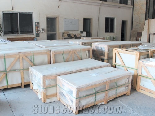 China Crystal White Marble Tiles Polished / China Absolute White Marble Slabs/Walling Tiles / Cut to Size for Hotel Bathroom Design