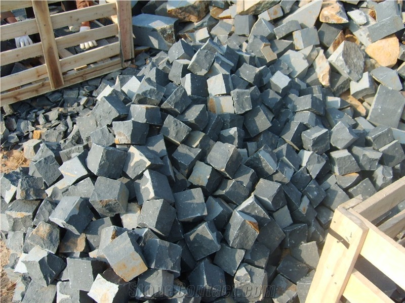 Flamed G684 Black Bsalt Tiles / Lava Stone Tiles Floor Covering /Nero Basalto Tiles Flamed