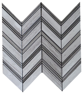 Grey Wooden Grain Marble Tiles Pattern Wall Panel /China Gray Wooden Vein Marble Tiles Pattern Interior Wall Covering