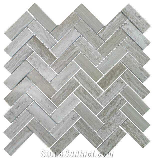 Grey Wooden Grain Marble Tiles Pattern Wall Panel /China Gray Wooden Vein Marble Tiles Pattern Interior Wall Covering