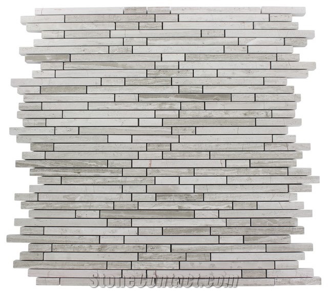 Grey Wooden Grain Marble Tiles Pattern Wall Panel /China Gray Wooden Vein Marble Tiles Pattern Interior Wall Covering