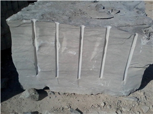 Gris Thala Grey Limestone Block, Tunisia Grey Limestone