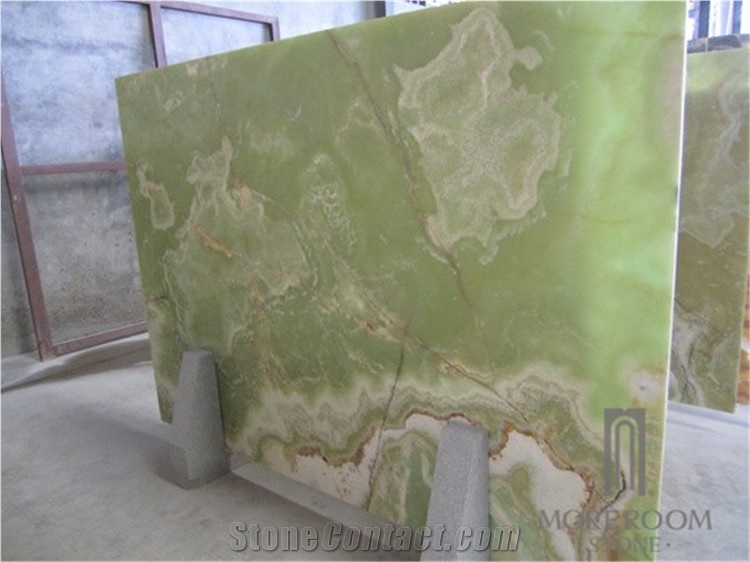 Backlit Green Onyx 10mm Onyx Plus 10mm Tempered Glass Laminated Onyx Panel Translucent Slab
