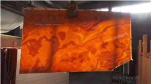 Backlit Onyx Slab Translucent Honey Onyx Tiles Agate Home Decor