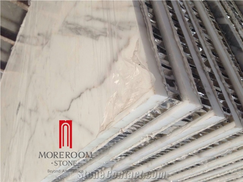 Bianca Carrara White Aluminum Honeycomb Marble Honeycomb Panels