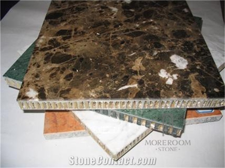 Carrara White Marble Composite with Aluminium Honeycomb Stone Panel