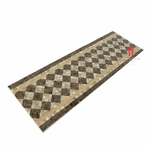 China Products Italian Marble Decorative Flooring Mosaic Designs Marble Border