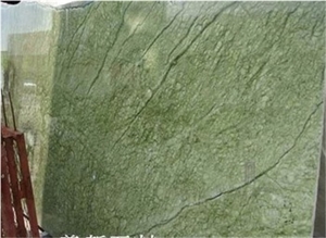 Dandong Green Natural Marble with Lines Grain China Green Marble Tile & Slab