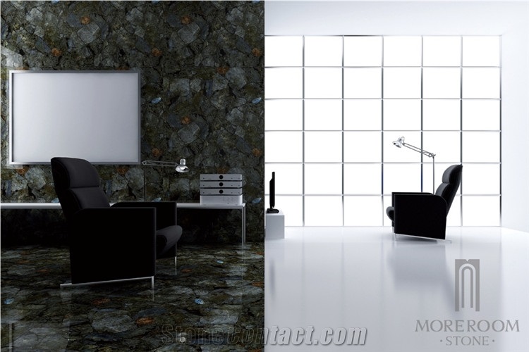 Semi Precious Translucent Agate Stone Home Decor Noir Bijou