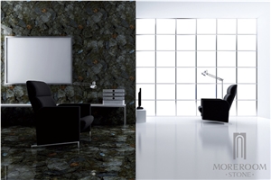 Semi Precious Translucent Agate Stone Home Decor Noir Bijou