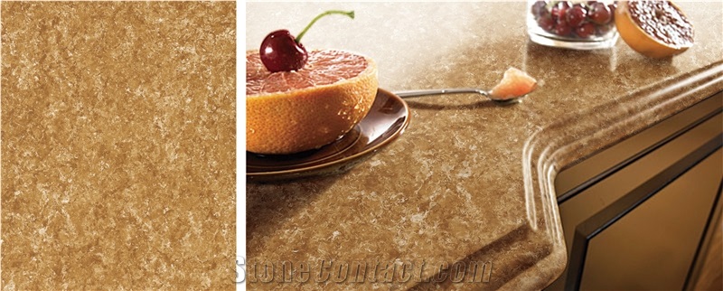 Modern Style Artificial Stone, Quartz Kitchen Countertop, Custom Countertops