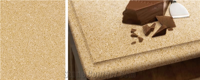 Modern Style Artificial Stone, Quartz Kitchen Countertop, Custom Countertops