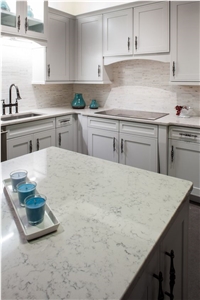 Quartz Stone Caesar Stone for Engineered Project Kitchen Countertop