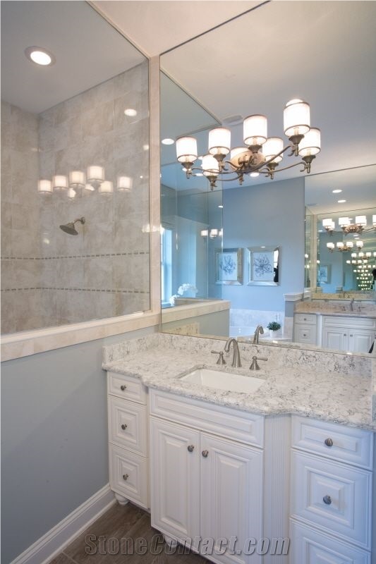 Quartz Stone Caesar Stone for Engineered Project Kitchen Countertop