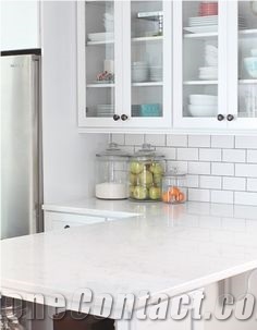Quartz Stone Caesar Stone for Engineered Project Kitchen Countertop